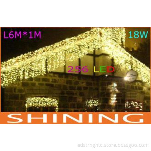 220v/110v 6*1m led curtain light with CE/ROHS and SAA certi